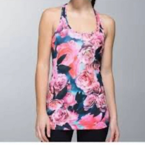 Lululemon‎ Secret Garden Floral Racerback Tank